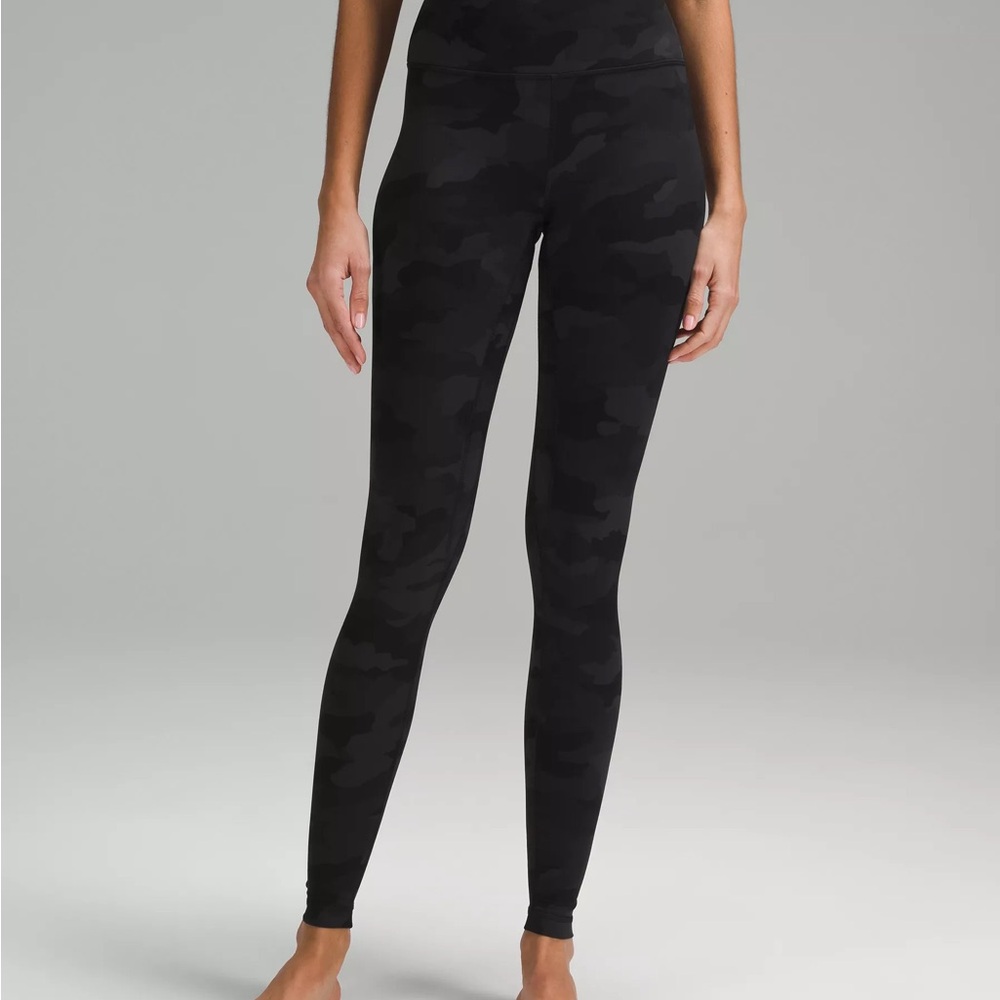 Lululemon Black Camouflage Women's Leggings